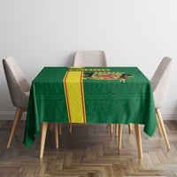 Congo Brazzaville Football Tablecloth Go Ba Diabulu ya Mbwaki Green Color - Wonder Print Shop