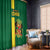 Congo Brazzaville Football Window Curtain Go Ba Diabulu ya Mbwaki Green Color - Wonder Print Shop