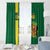 Congo Brazzaville Football Window Curtain Go Ba Diabulu ya Mbwaki Green Color - Wonder Print Shop