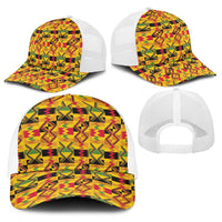 African Kente Pattern Baseball Net Cap Emaa Da - Wonder Print Shop