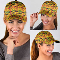 African Kente Pattern Classic Cap Emaa Da - Wonder Print Shop