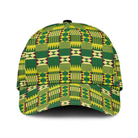 African Kente Pattern Classic Cap Sika Fre Mogya - Wonder Print Shop