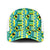African Kente Pattern Mesh Trucker Cap Nkyinkyin - Wonder Print Shop