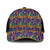 African Kente Pattern Baseball Net Cap Fathia Fata Nkrumah - Wonder Print Shop