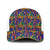 African Kente Pattern Baseball Net Cap Fathia Fata Nkrumah - Wonder Print Shop