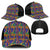 African Kente Pattern Mesh Trucker Cap Fathia Fata Nkrumah - Wonder Print Shop