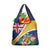 Personalised Turks And Caicos Islands Grocery Bag Coat Of Arms Tropical Flower