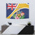 Personalised Turks And Caicos Islands Tapestry Coat Of Arms Tropical Flower - Wonder Print Shop