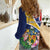 Personalised Turks And Caicos Islands Women Casual Shirt Coat Of Arms Tropical Flower - Wonder Print Shop
