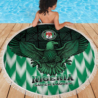 Nigeria Football Beach Blanket Go Super Eagles Sporty Style - Wonder Print Shop