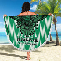 Nigeria Football Beach Blanket Go Super Eagles Sporty Style - Wonder Print Shop