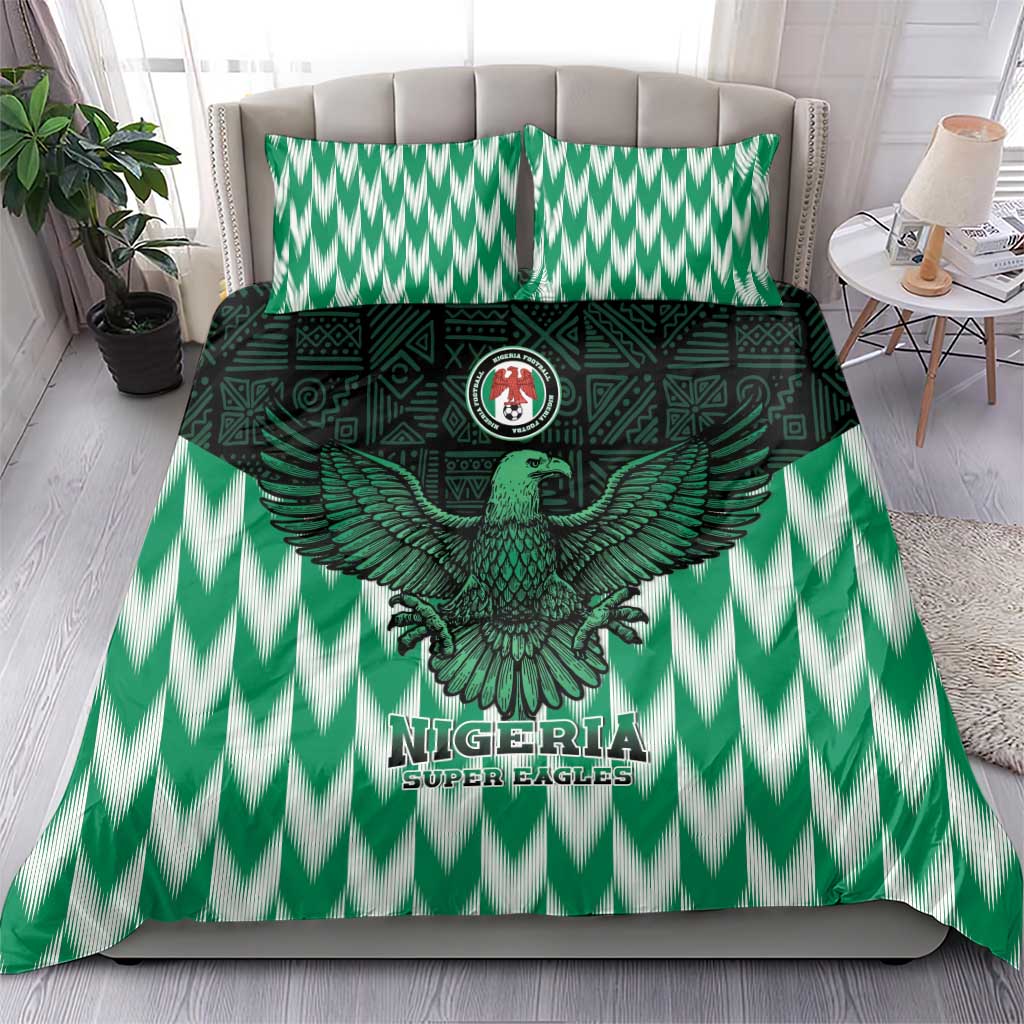 Nigeria Football Bedding Set Go Super Eagles Sporty Style - Wonder Print Shop
