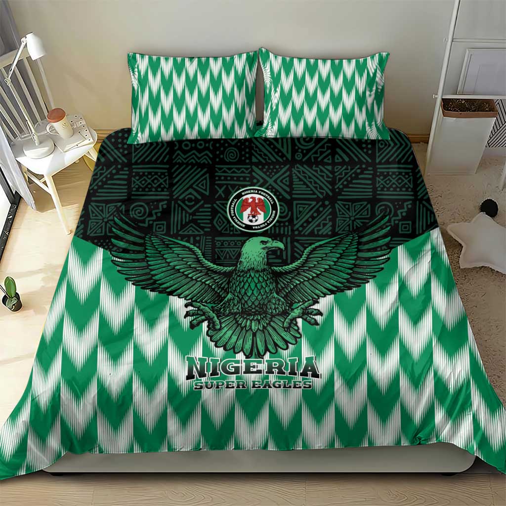 Nigeria Football Bedding Set Go Super Eagles Sporty Style - Wonder Print Shop