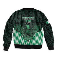 Custom Nigeria Football Bomber Jacket Go Super Eagles Sporty Style - Wonder Print Shop