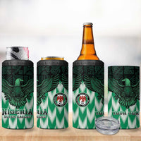 Custom Nigeria Football 4 in 1 Can Cooler Tumbler Go Super Eagles Sporty Style - Wonder Print Shop