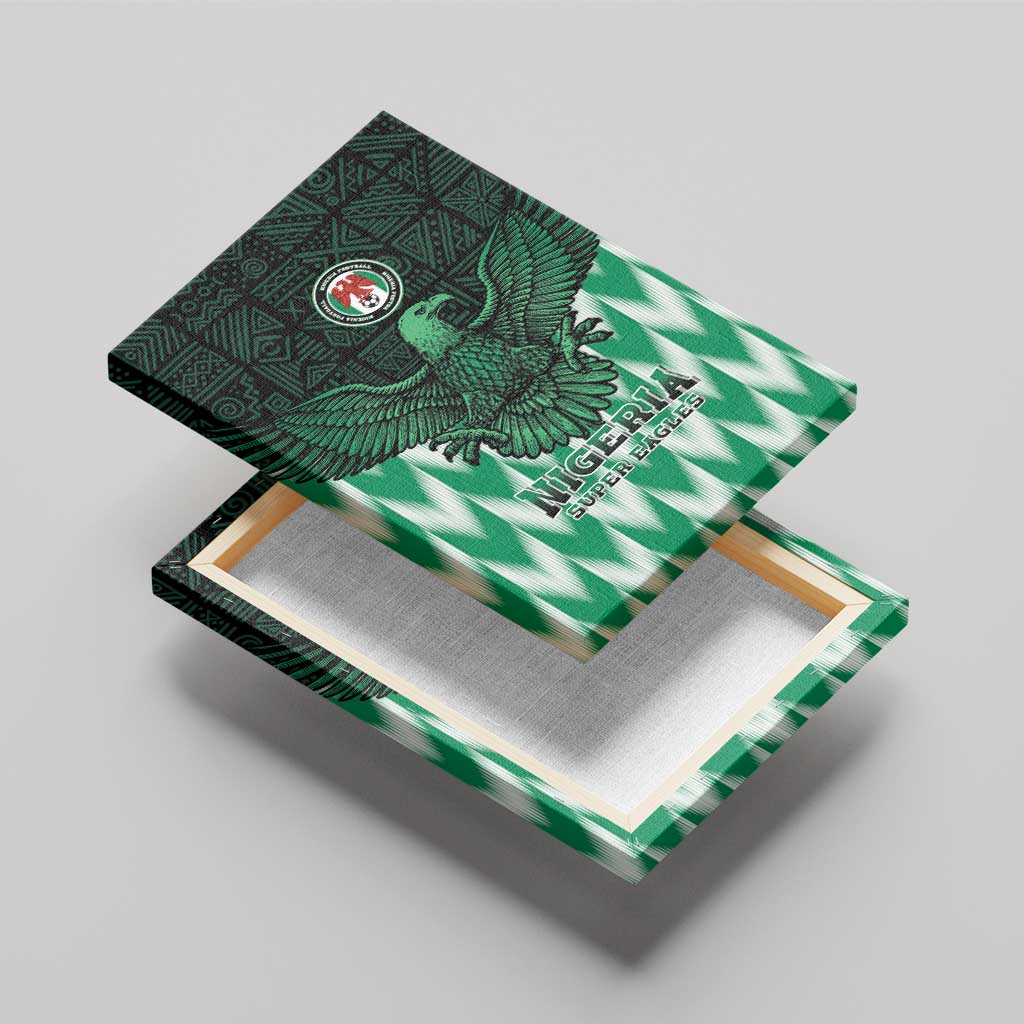 Nigeria Football Canvas Wall Art Go Super Eagles Sporty Style - Wonder Print Shop