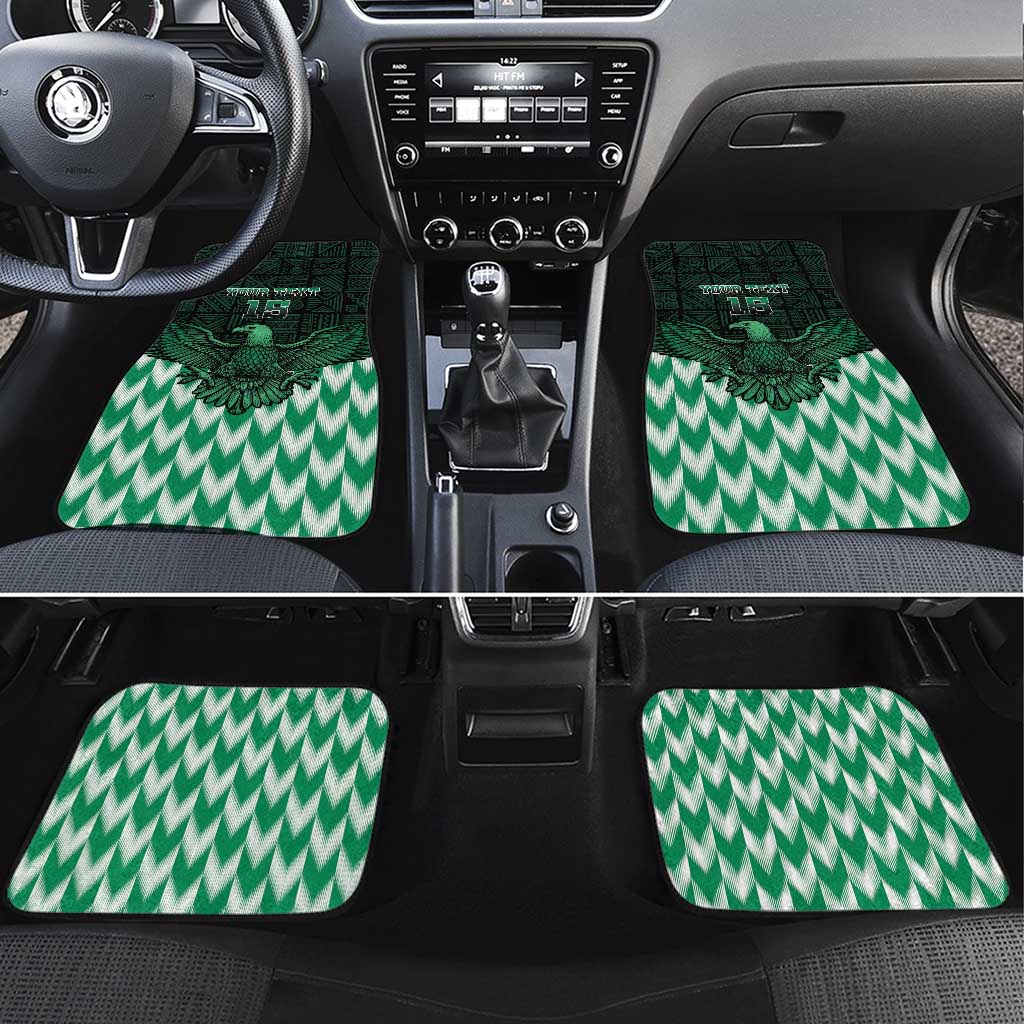 Nigeria Football Car Mats Go Super Eagles Sporty Style - Wonder Print Shop