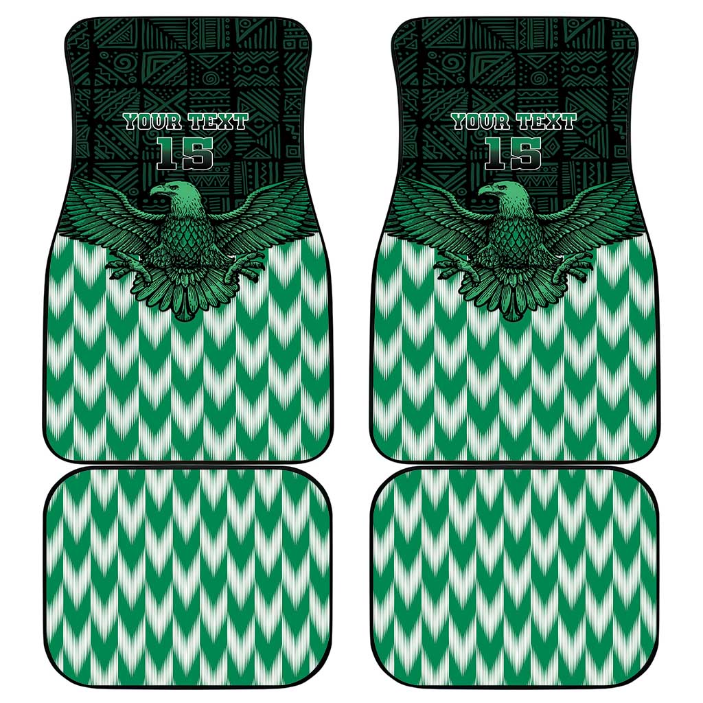 Nigeria Football Car Mats Go Super Eagles Sporty Style - Wonder Print Shop