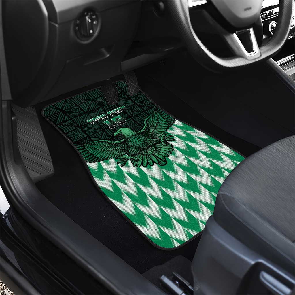 Nigeria Football Car Mats Go Super Eagles Sporty Style - Wonder Print Shop