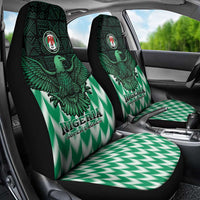 Nigeria Football Car Seat Cover Go Super Eagles Sporty Style - Wonder Print Shop