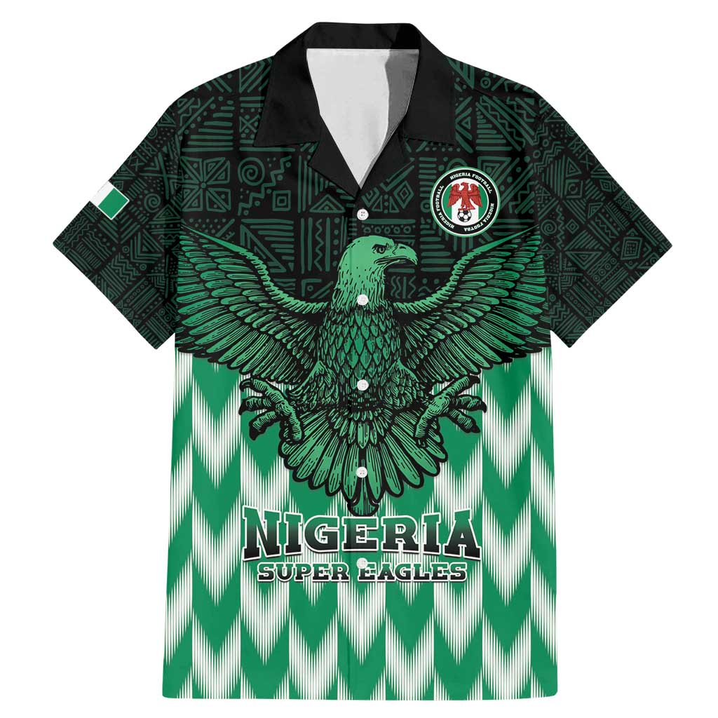 Custom Nigeria Football Family Matching Mermaid Dress and Hawaiian Shirt Go Super Eagles Sporty Style - Wonder Print Shop