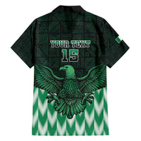 Custom Nigeria Football Family Matching Off Shoulder Maxi Dress and Hawaiian Shirt Go Super Eagles Sporty Style - Wonder Print Shop