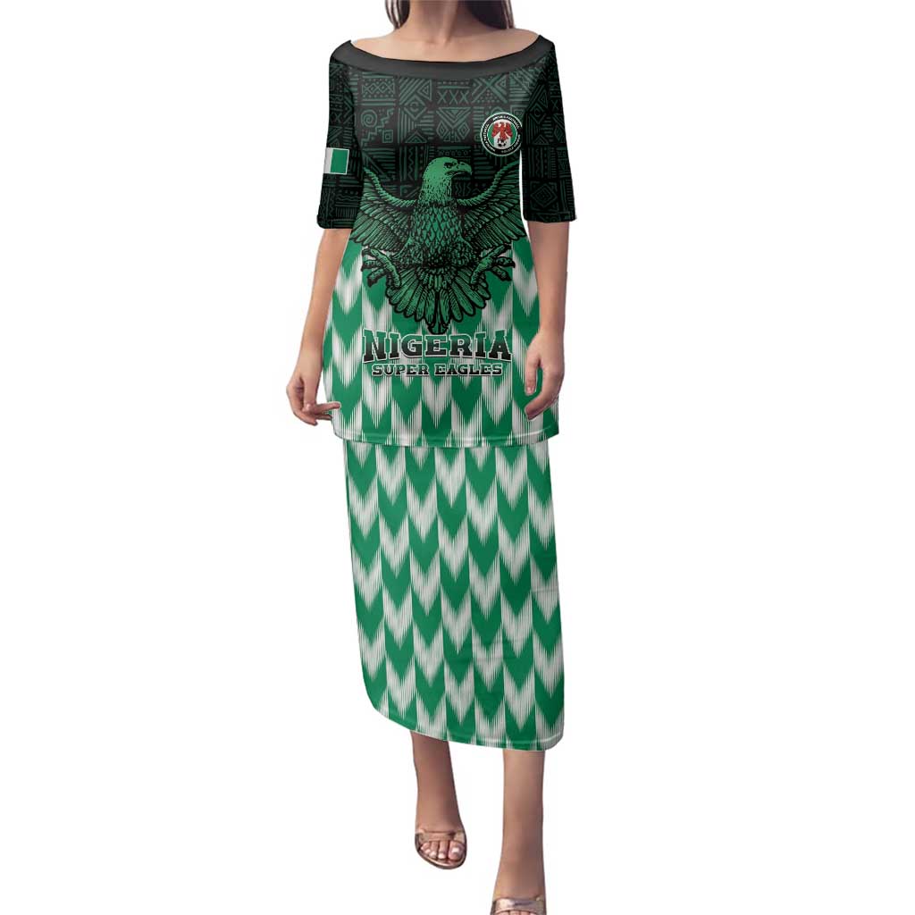 Custom Nigeria Football Family Matching Puletasi and Hawaiian Shirt Go Super Eagles Sporty Style - Wonder Print Shop