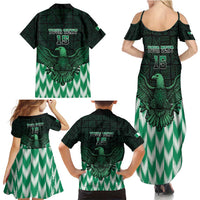 Custom Nigeria Football Family Matching Summer Maxi Dress and Hawaiian Shirt Go Super Eagles Sporty Style - Wonder Print Shop
