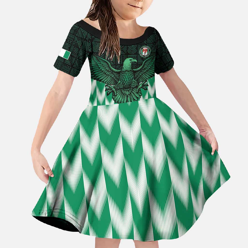 Custom Nigeria Football Family Matching Tank Maxi Dress and Hawaiian Shirt Go Super Eagles Sporty Style - Wonder Print Shop