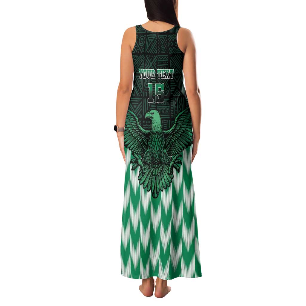 Custom Nigeria Football Family Matching Tank Maxi Dress and Hawaiian Shirt Go Super Eagles Sporty Style - Wonder Print Shop