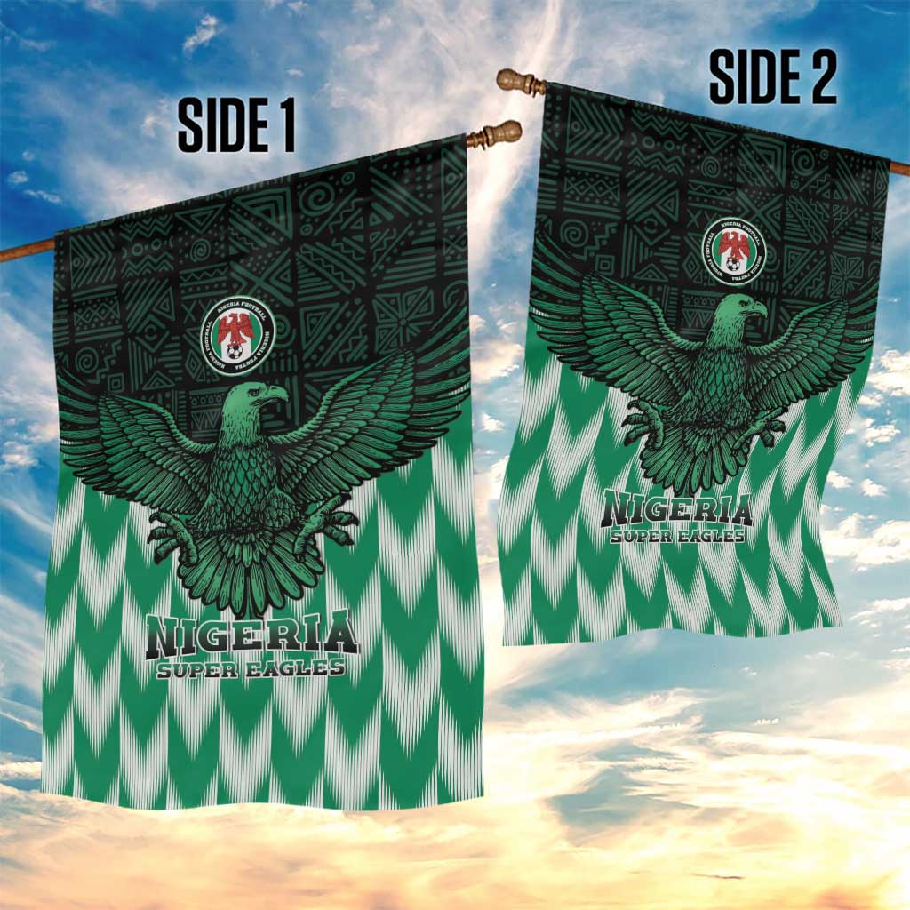 Nigeria Football Garden Flag Go Super Eagles Sporty Style - Wonder Print Shop