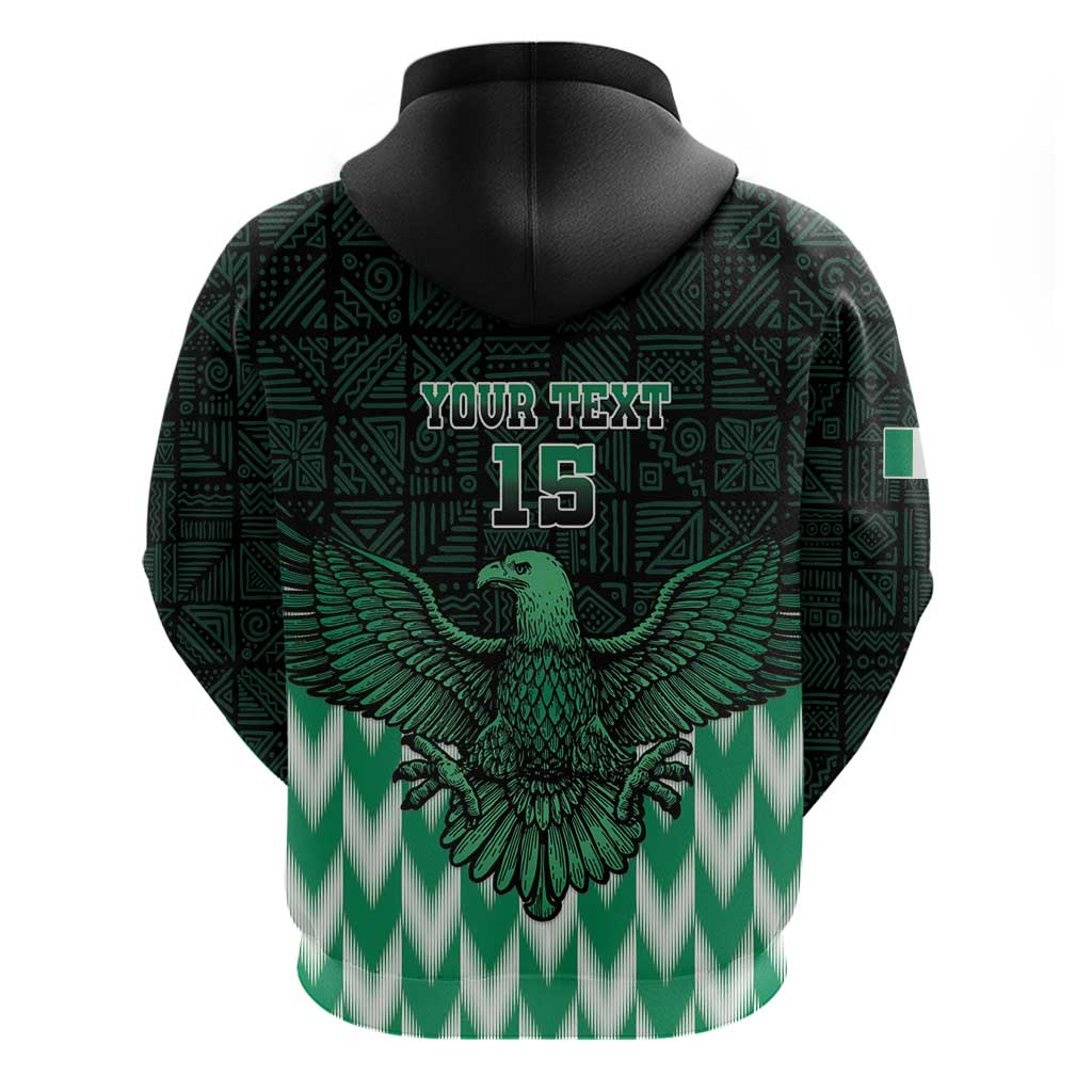 Custom Nigeria Football Hoodie Go Super Eagles Sporty Style - Wonder Print Shop