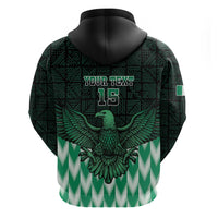 Custom Nigeria Football Hoodie Go Super Eagles Sporty Style - Wonder Print Shop