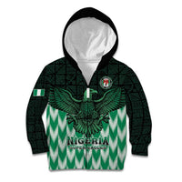 Custom Nigeria Football Kid Hoodie Go Super Eagles Sporty Style - Wonder Print Shop