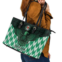 Nigeria Football Leather Tote Bag Go Super Eagles Sporty Style - Wonder Print Shop