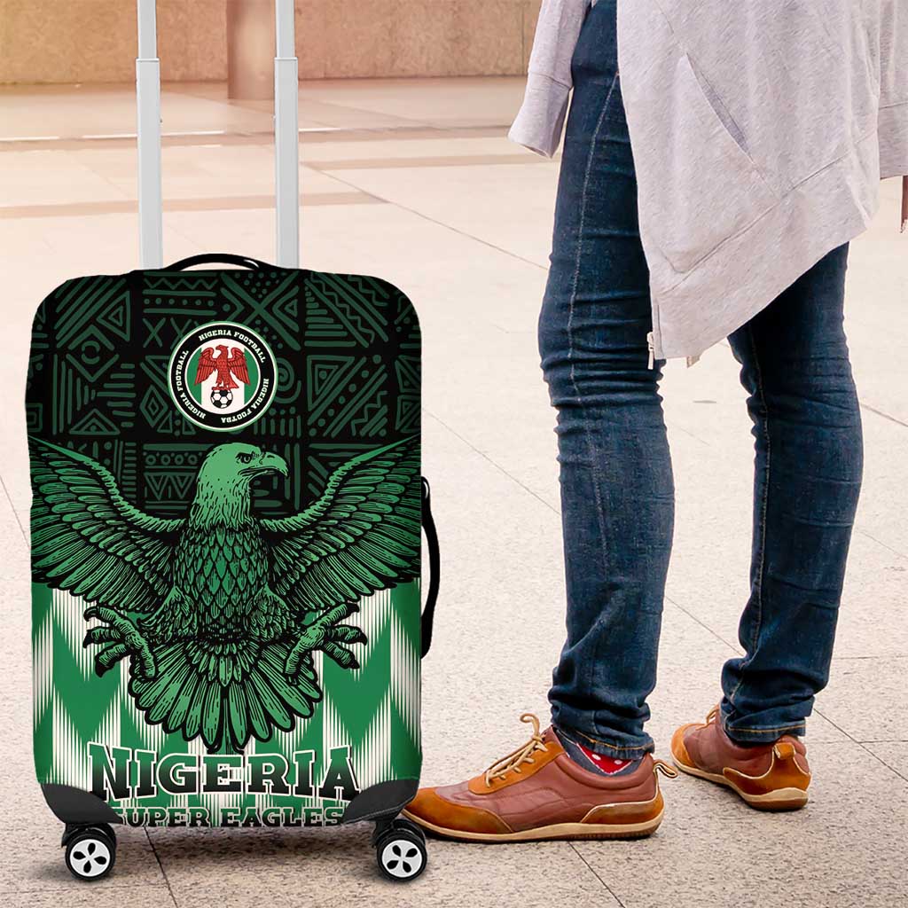 Nigeria Football Luggage Cover Go Super Eagles Sporty Style - Wonder Print Shop