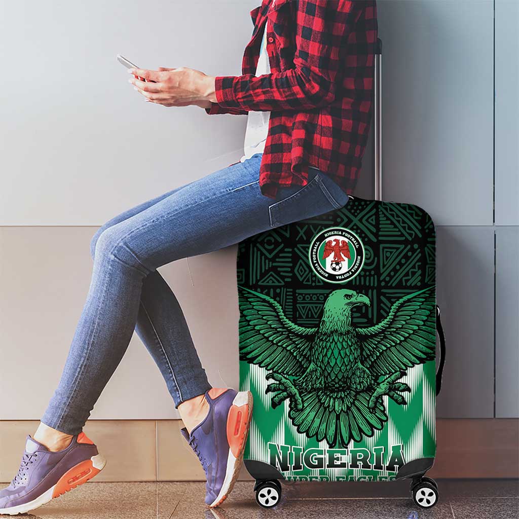 Nigeria Football Luggage Cover Go Super Eagles Sporty Style - Wonder Print Shop