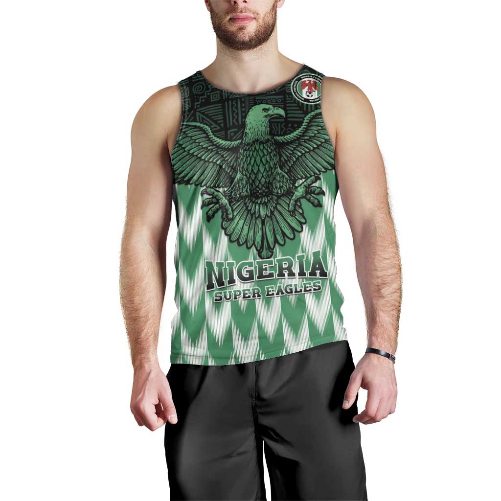 Custom Nigeria Football Men Tank Top Go Super Eagles Sporty Style - Wonder Print Shop