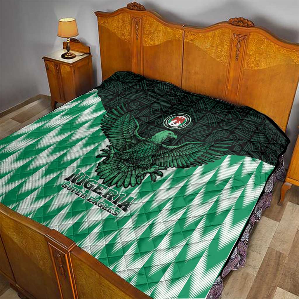 Nigeria Football Quilt Go Super Eagles Sporty Style - Wonder Print Shop