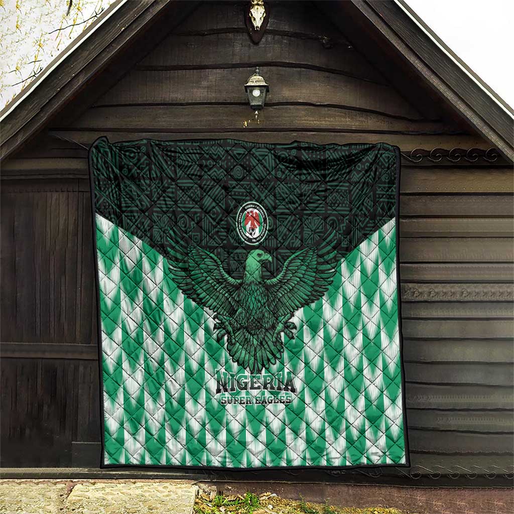 Nigeria Football Quilt Go Super Eagles Sporty Style - Wonder Print Shop