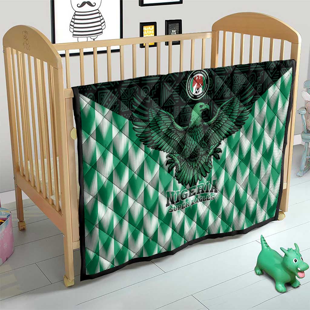 Nigeria Football Quilt Go Super Eagles Sporty Style - Wonder Print Shop