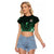 Custom Nigeria Football Raglan Cropped T Shirt Go Super Eagles Sporty Style - Wonder Print Shop