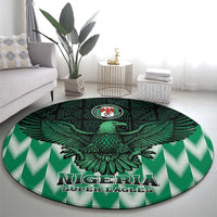 Nigeria Football Round Carpet Go Super Eagles Sporty Style