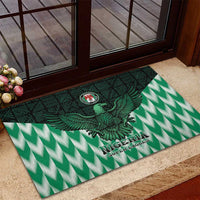 Nigeria Football Rubber Doormat Go Super Eagles Sporty Style - Wonder Print Shop