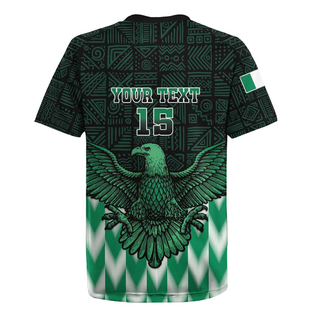 Custom Nigeria Football Rugby Jersey Go Super Eagles Sporty Style - Wonder Print Shop