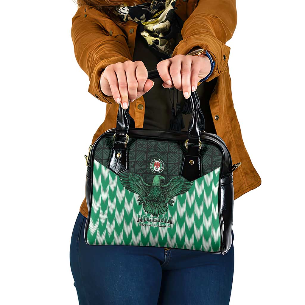 Nigeria Football Shoulder Handbag Go Super Eagles Sporty Style