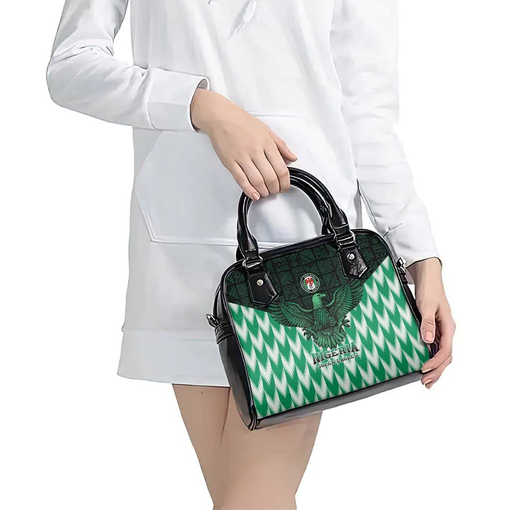 Nigeria Football Shoulder Handbag Go Super Eagles Sporty Style