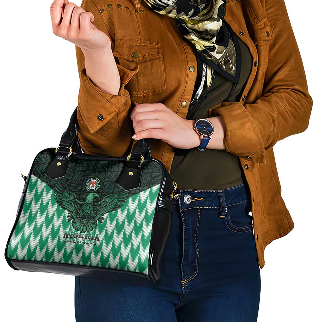 Nigeria Football Shoulder Handbag Go Super Eagles Sporty Style