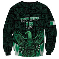 Custom Nigeria Football Sweatshirt Go Super Eagles Sporty Style - Wonder Print Shop