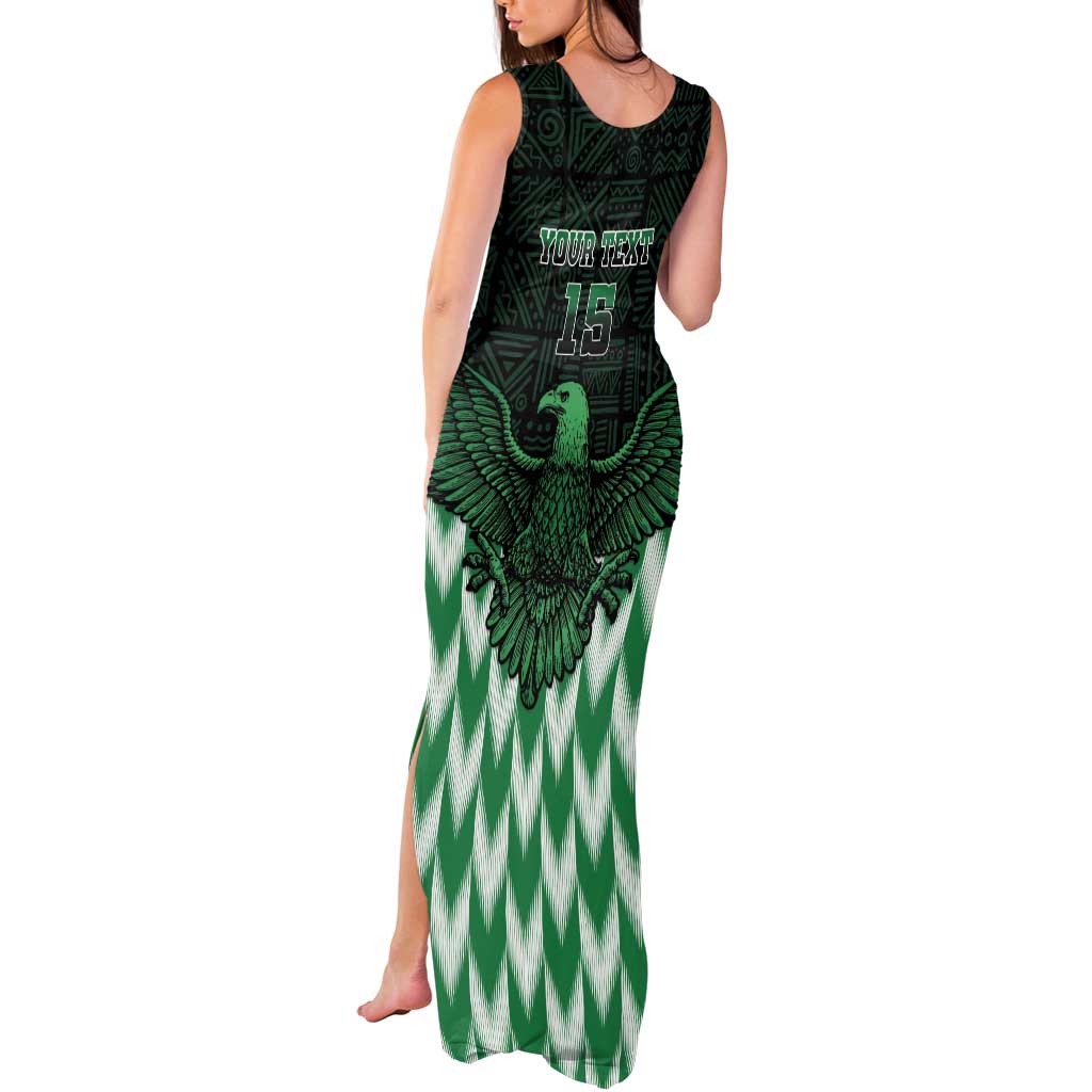 Custom Nigeria Football Tank Maxi Dress Go Super Eagles Sporty Style - Wonder Print Shop